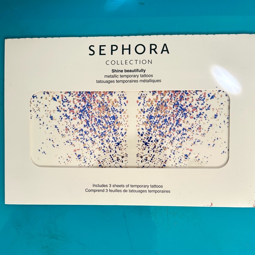 New/Sealed SEPHORA COLLECTION Shine Beautifully Metallic Temporary Tattoos